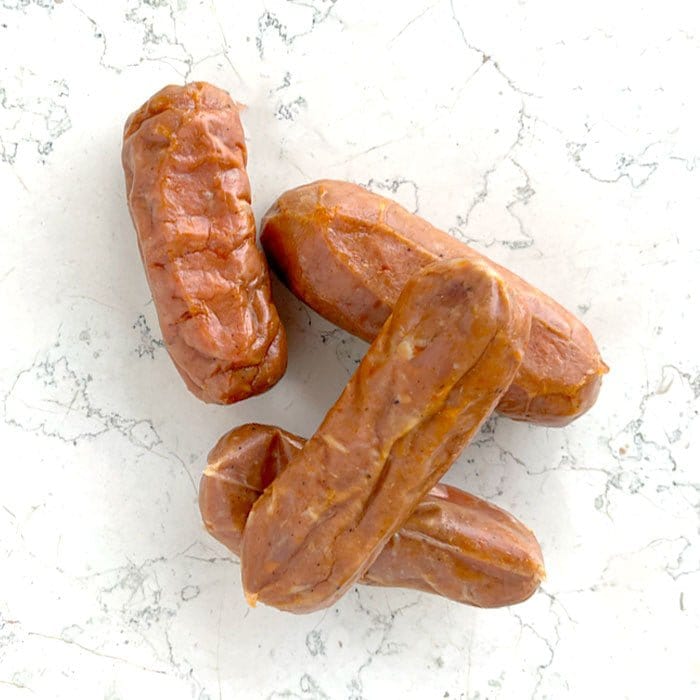 DILMUN Chorizo de cerdo orgánico para asar 3 piezas (aprox 250g) SaBio