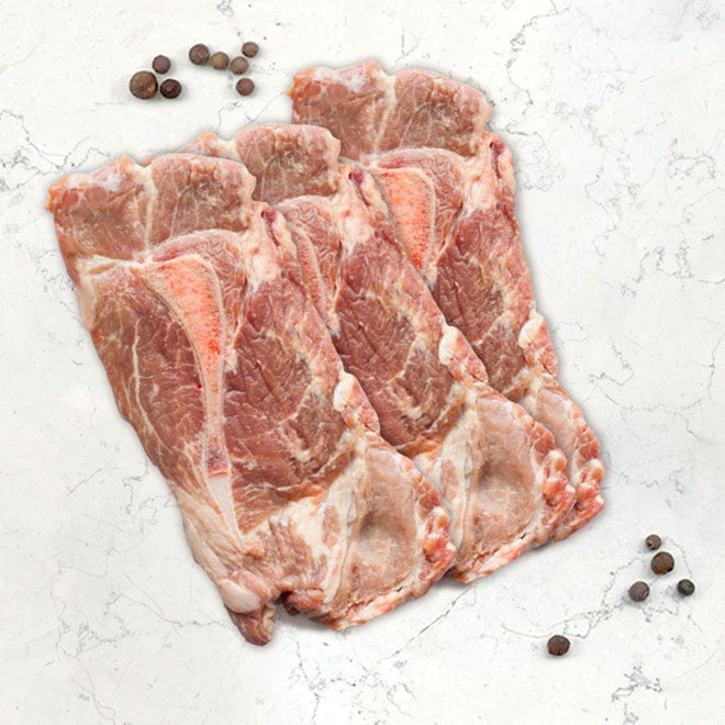 DILMUN Chuleta natural de cerdo de pastoreo aprox 1kg Vikinga Tropical