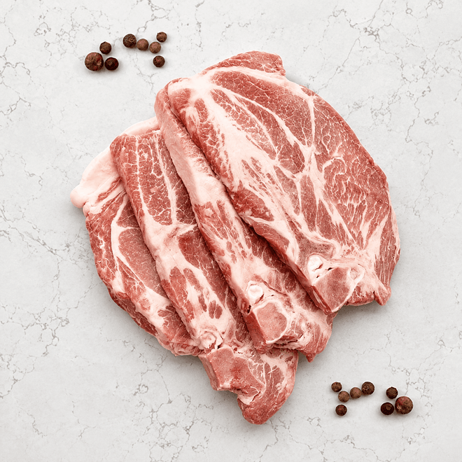 DILMUN Chuleta natural de cerdo de pastoreo aprox 1kg Vikinga Tropical