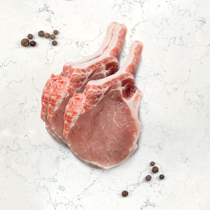 DILMUN Chuleta natural de cerdo orgánica 500g (aprox 5 pzas) SaBio