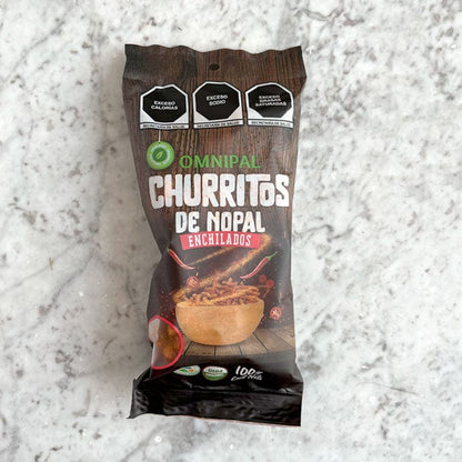 DILMUN Churritos de nopal orgánico enchilados 100g OMNIPAL