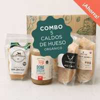 DILMUN Combo de 5 caldos de hueso orgánicos variados