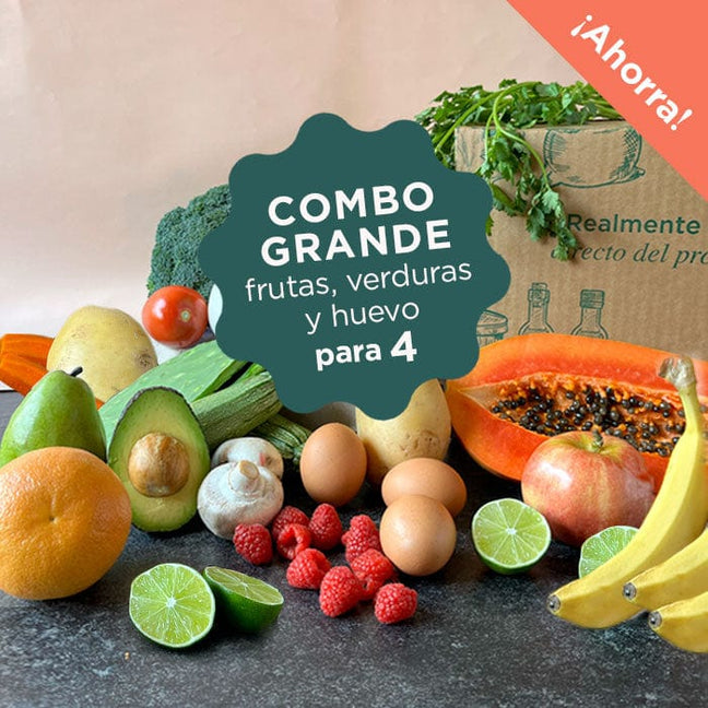 DILMUN COMBO GRANDE huevo + frutas + verduras 8.3kg aprox 4