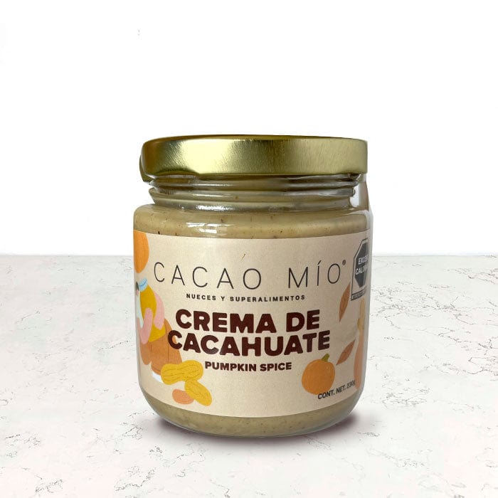 DILMUN Crema de cacahuate pumpkin spice 230g Cacao Mio