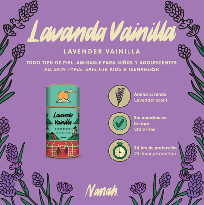 DILMUN Desodorante de lavanda para piel sensible 60g Nanah