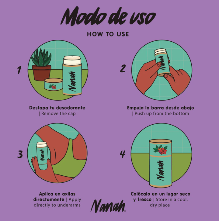 DILMUN Desodorante de lavanda para piel sensible 60g Nanah