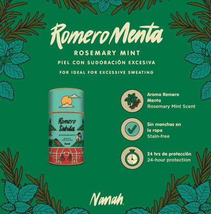 DILMUN Desodorante para sudoración excesiva de romero 60g Nanah