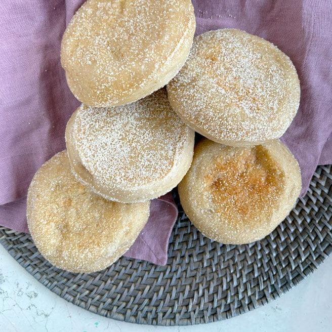 DILMUN English muffins orgánicos de masa madre 6 piezas Nuro
