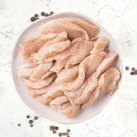 DILMUN Fajitas o tiras de pechuga de pollo orgánico 500g Santa Pradera