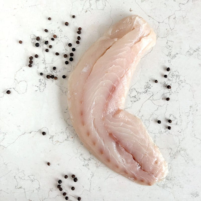DILMUN Filete de curvina salvaje Ike-Jime sin piel – 1 porción Pesca ABC