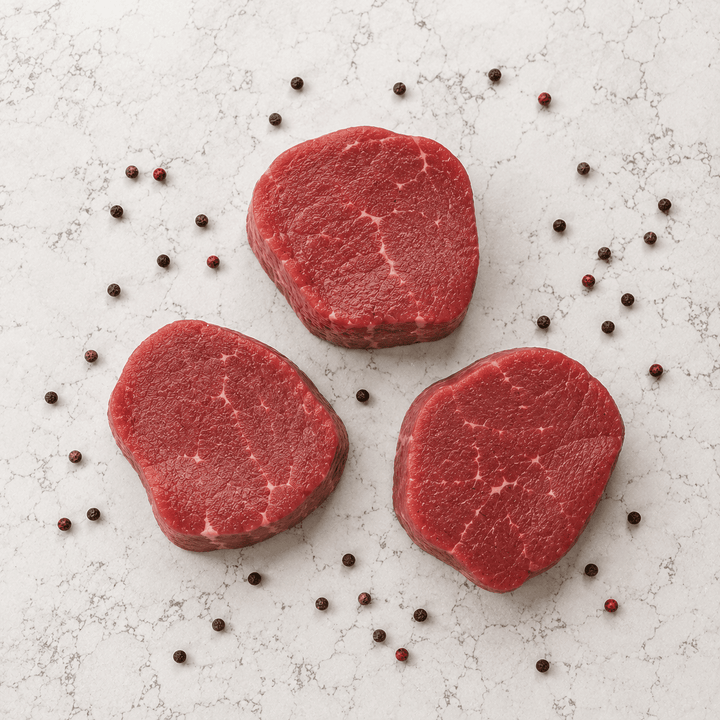 DILMUN Filete de res en medallones de pastoreo - 500g La Rumorosa