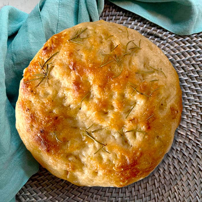 DILMUN Focaccia de masa madre orgánica y romero 300g Nuro