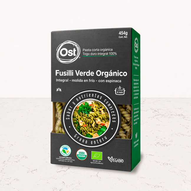 DILMUN Fusilli integral orgánico 454g OST Gourmet
