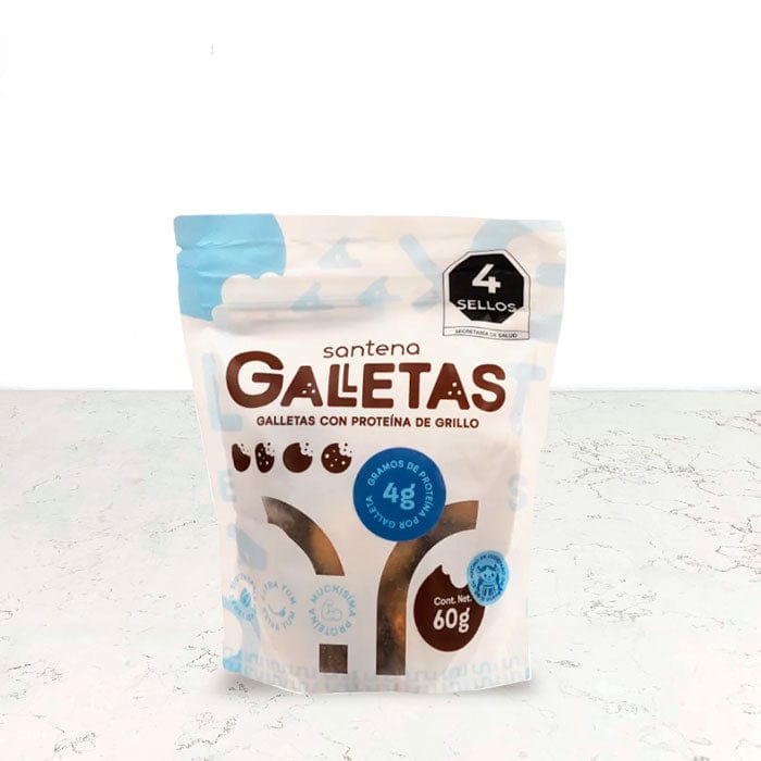 DILMUN Galletas con proteína de grillo 60g Santena