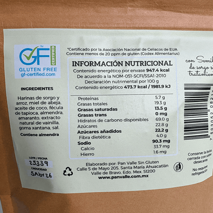 DILMUN Galletas mosaicos dulces sin gluten veganas 200g Pan Valle