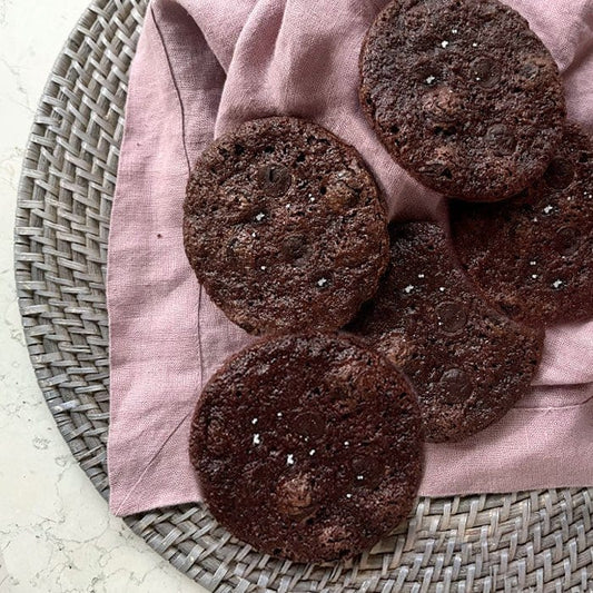 DILMUN Galletas orgánicas de masa madre de chocolate amargo 175g Nuro