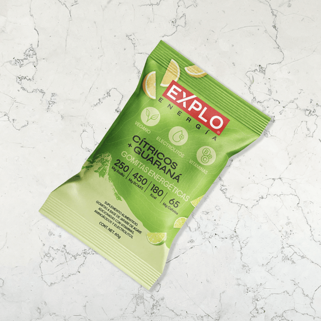 DILMUN Gomitas energéticas de cítricos y guaraná 60g EXPLO