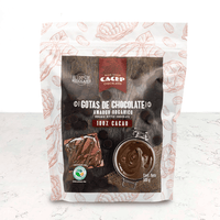 DILMUN Gotas de chocolate amargo orgánico 100% cacao 500g CACEP