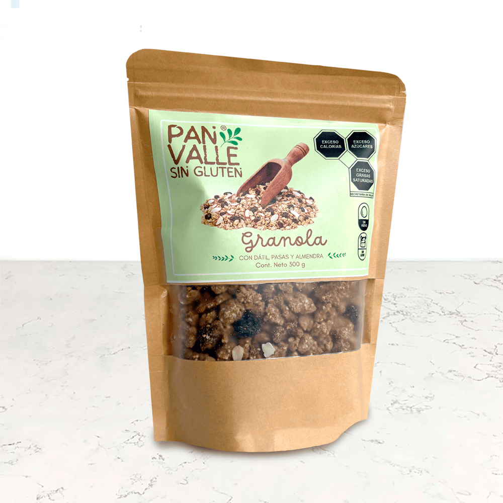 DILMUN Granola sin gluten vegana 300g Pan Valle