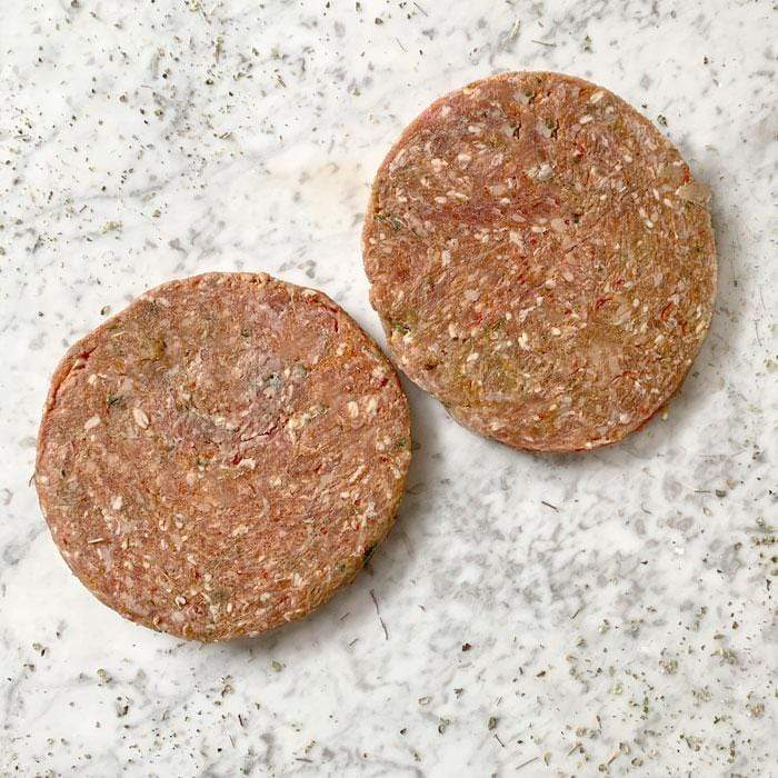 DILMUN Hamburguesa orgánica de pato con miel y coñac 2 pzas Indomitus