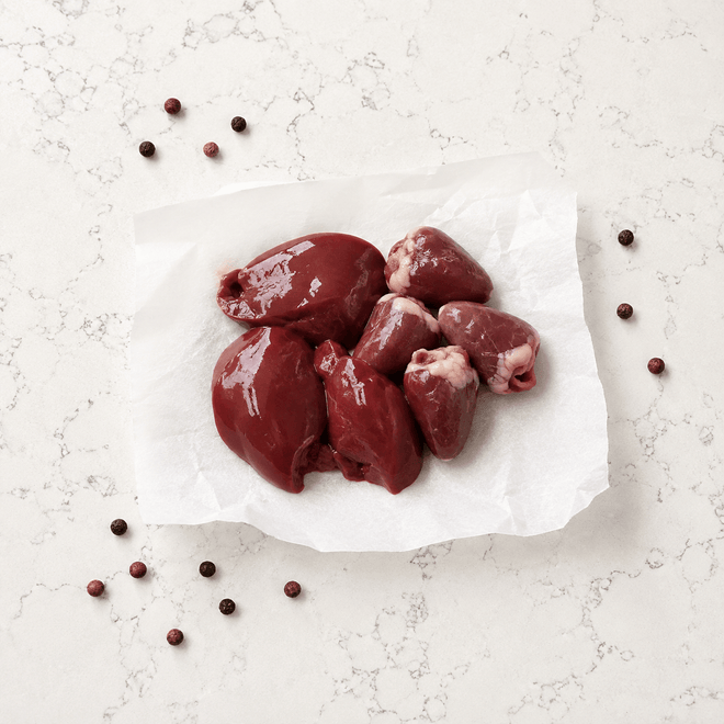 DILMUN Hígado y corazón de pollo de pastoreo 500g Santa Pradera