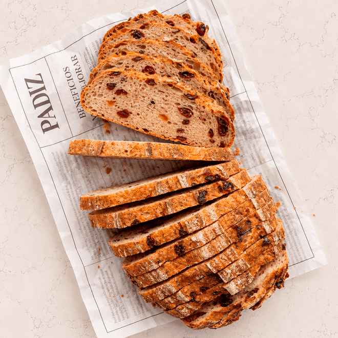 DILMUN Hogaza de masa madre con pistache y arándanos 500g | Pan de Elia