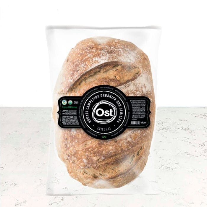 DILMUN Hogaza de masa madre orgánica de semillas 650g OST Gourmet