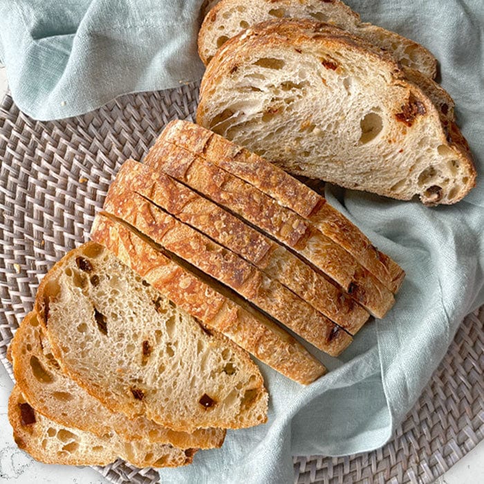 DILMUN Hogaza de pan de masa madre orgánica con chile guajillo 550g Nuro