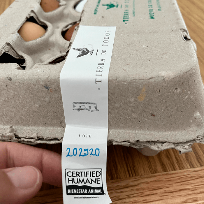 DILMUN Huevo 100% pastoreo Humane Certified 12 piezas Tierra de Todos