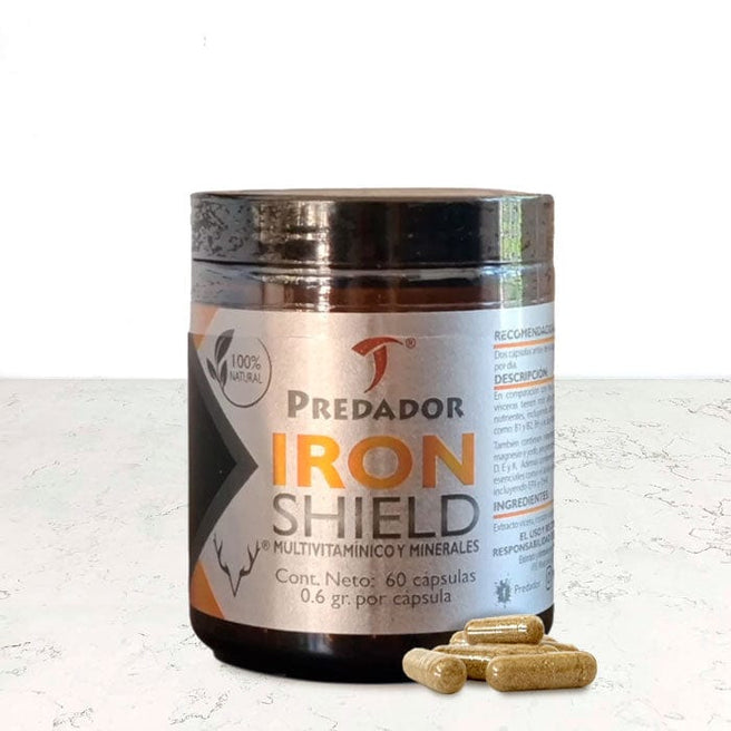 DILMUN Iron shield multivitaminico de hierro 60 cápsulas Predador