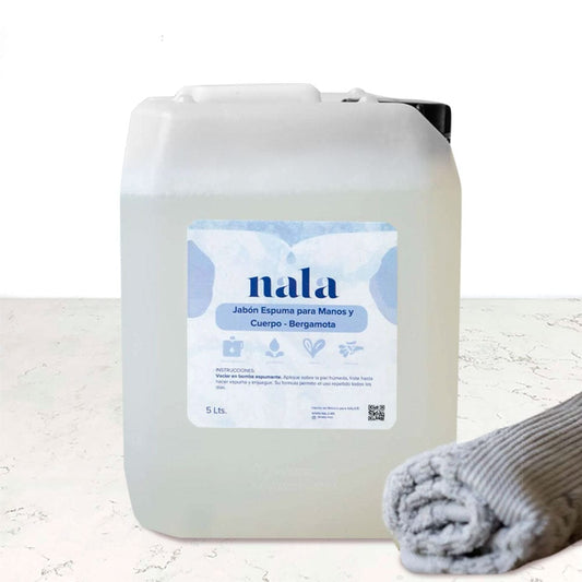 DILMUN Jabón espuma biodegradable para manos y cuerpo 5lt Nala