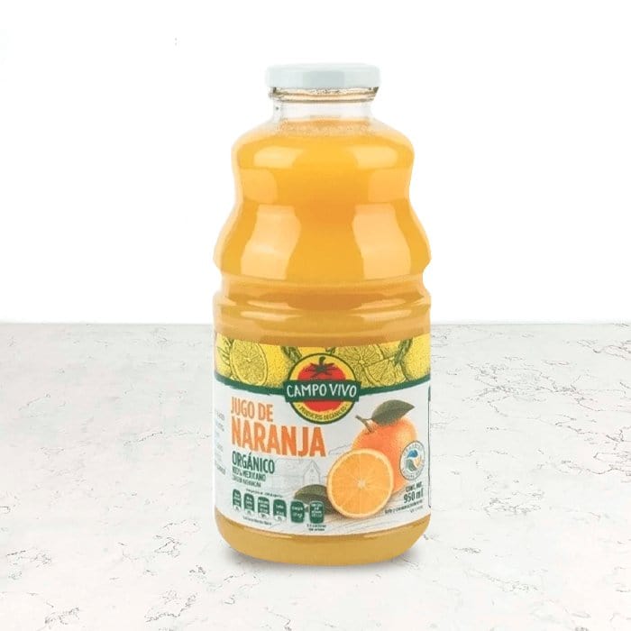 DILMUN Jugo orgánico de naranja 950ml Campo Vivo