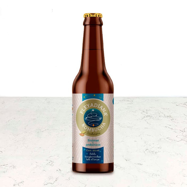DILMUN Kombucha de jengibre 355ml Pleyadiana