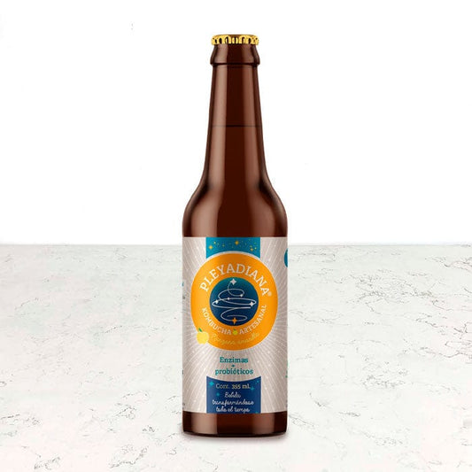 DILMUN Kombucha de manzana 355ml Pleyadiana