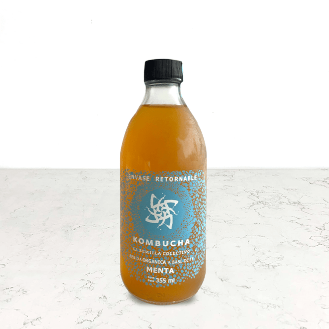 DILMUN Kombucha orgánica menta 355ml La Semilla Colectivo