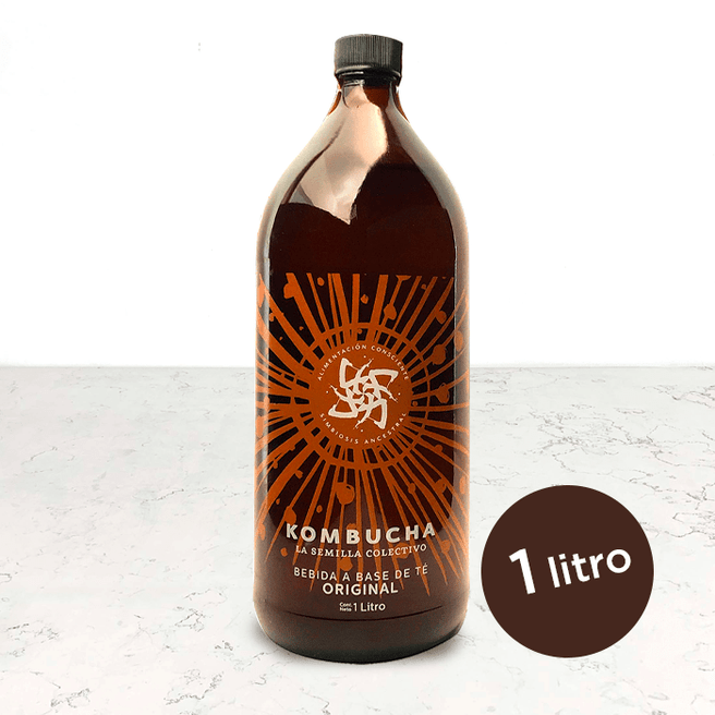 DILMUN Kombucha orgánica original 1 litro La Semilla Colectivo