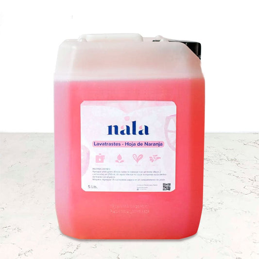 DILMUN Lavatrastes biodegradable hoja de naranja 5lt Nala