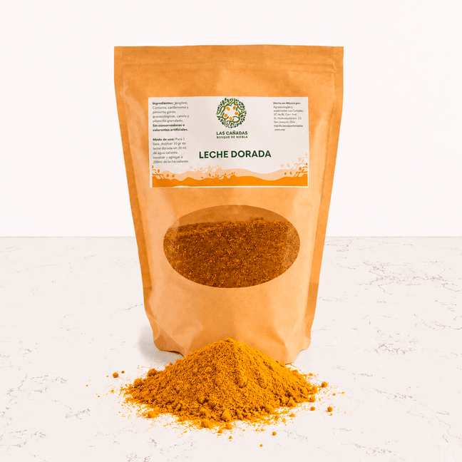 DILMUN Leche dorada / golden milk agroecológica polvo 250g Las Cañadas