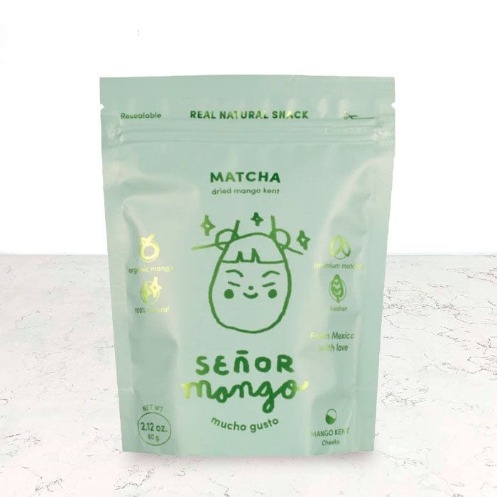 DILMUN Mango deshidratado cubierto de matcha 60g Señor Mango