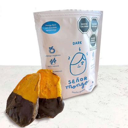 DILMUN Mango kent deshidratado cubierto de chocolate Dark 60g Señor Mango