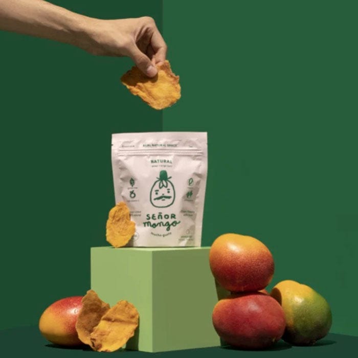 DILMUN Mango orgánico deshidratado natural 60g Señor Mango