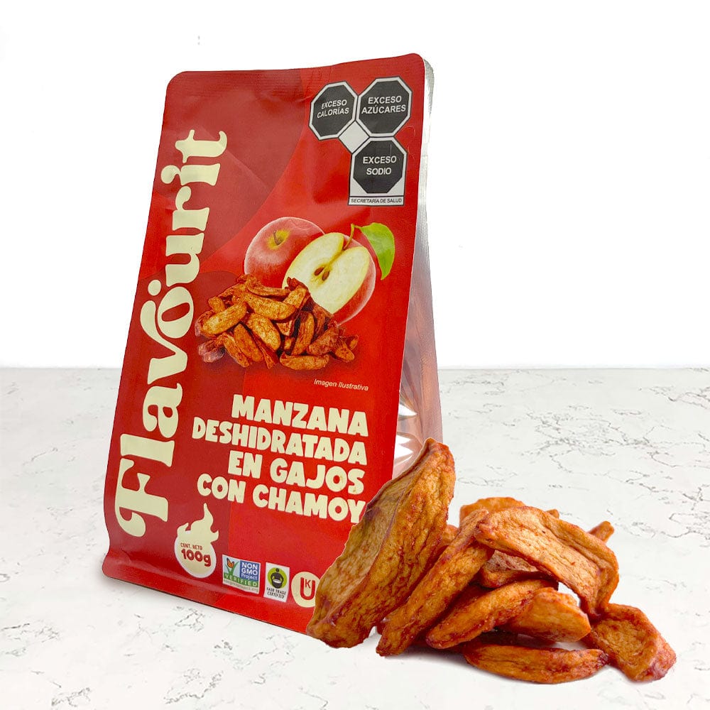 DILMUN Manzana deshidratada chamoy 100g Flavourit