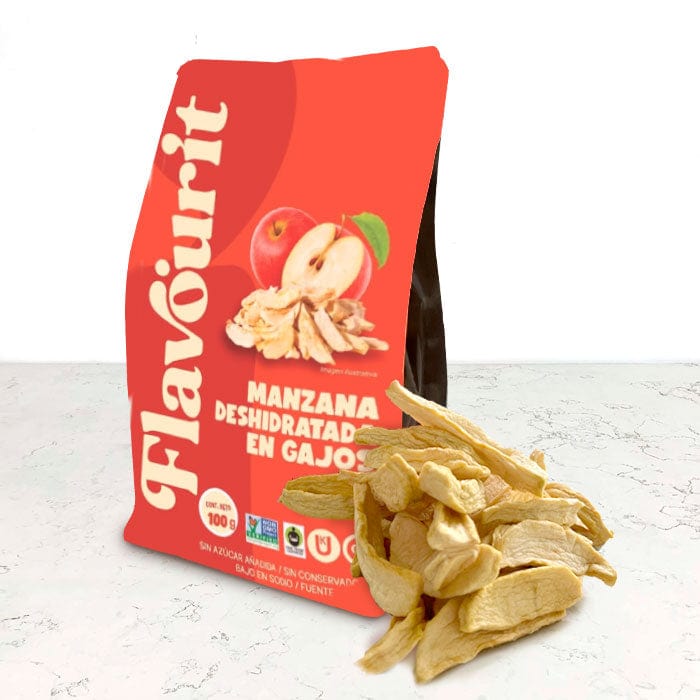 DILMUN Manzana deshidratada sin azúcar 100g Flavourit