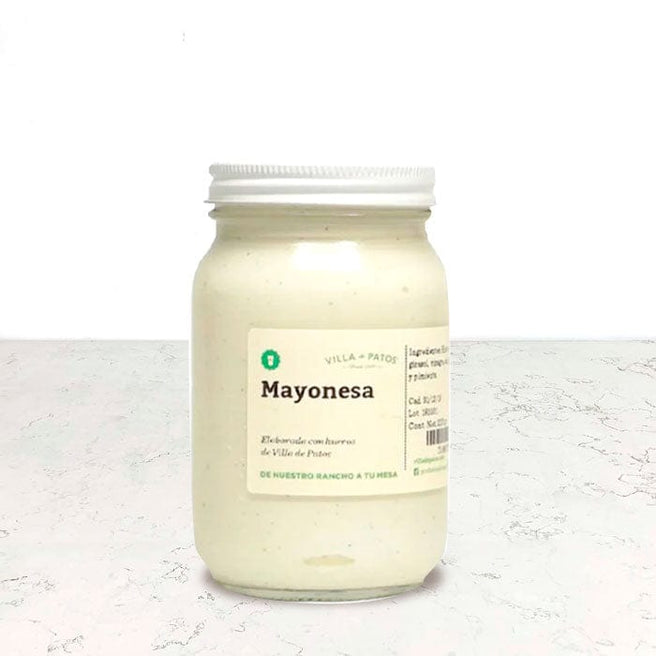 DILMUN Mayonesa con huevo de libre pastoreo sin azúcar 223g Villa de Patos