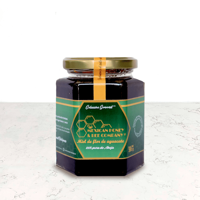 DILMUN Miel de abeja de flor de Aguacate 350g Mexican Honey