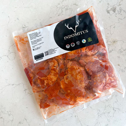 DILMUN Milanesa de pollo orgánico marinadas bufalo 500g Indomitus