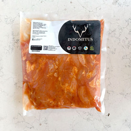 DILMUN Milanesa de pollo orgánico marinadas chipotle 500g Indomitus