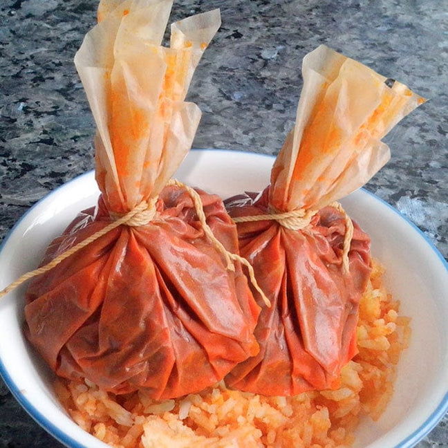 DILMUN Mixiotes de cordero 2 pizas de 250g c/u Granja Cocotla