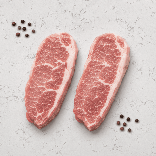 DILMUN New york de cerdo orgánico 2 piezas (aprox. 350g) SaBio