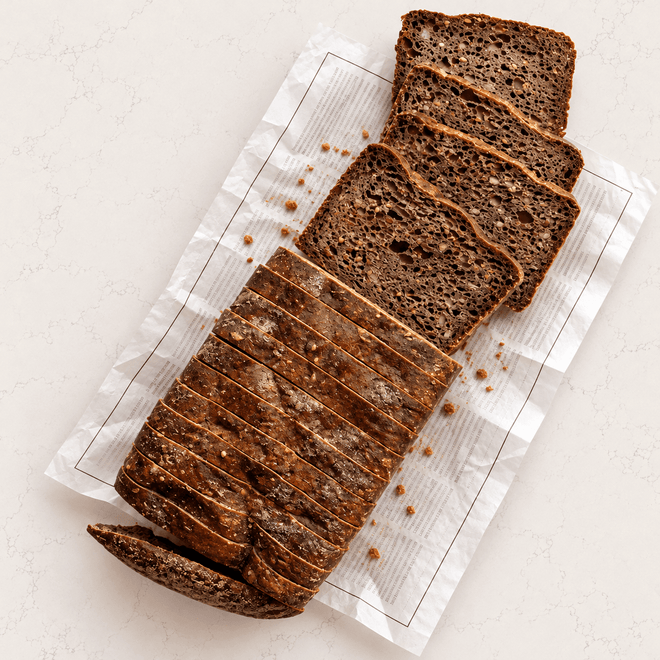 DILMUN Pan de molde de alcaravea de masa madre 500g | Pan de Elia